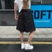 Summer New Denim Raw Color Men's Loose Straight Mid-length Casual Wide-leg Quarter-length Shorts_mkmklike.com