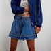 Women's Sexy Ruffled Denim Shorts Mid-Waist Elastic Waist Tie Detail New Hot Selling_mkmklike.com