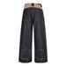 2025 New American Style Wool Patchwork Scimitar Arc Silhouette Casual Straight Jeans Floor-Length Pants_mkmklike.com
