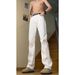 White Jeans Men's American Vibe Curved Knife Micro Flared Autumn New High Waist Slimming Straight Leg Versatile Pants_mkmklike.com