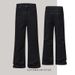 Men's Clothing Autumn And Winter Elastic Black Machete Flared Jeans Men's Slim Fit And Long Legs Bootcut Long Pants_mkmklike.com