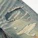 Wasteland Punk Distressed Washed Jeans For Men Trendy Beggar Vintage Dirty Paint Splatter Straight Long Pants_mkmklike.com