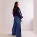 Women's Clothing Fashion Retro Personality Row Split Color Matching Wide Leg Mopping Denim Trousers_mkmklike.com