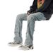 Nordmann Men's Jeans American Retro Slim Straight Slimming Autumn Winter Design High Street Cool Heavy-duty Casual Pants_mkmklike.com