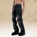 American Style Ditreed Jean For Men And Women, Wahed Vintage Looe Wide-Leg Straight Trendy High Street_mkmklike.com