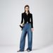 Nanyou High-End Lyocell Wide-Leg For Women, 2025 Spring New Style, Loose, Slimming, Straight-Leg, Floor-Length Jeans_mkmklike.com