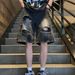 Men's Black Ripped Denim Shorts Trendy Brand Summer Workwear Jeans American Retro Style Cool And Stylish_mkmklike.com