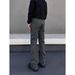 Nordmann European And American High Street Retro Vibes Deconstructed Rivet Workwear Jeans Men's Straight-Leg Slightly Flared_mkmklike.com