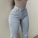 Women's High-Waisted Flared Jeans – Vintage Streetwear Denim (S-XXL, 14 Colors)_mkmklike.com