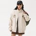 Rumei American Retro Badge Lapel Bomber Men's Spring Casual Couple Workwear Baseball Jacket Coat_mkmklike.com