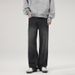 Men's Clothing Cleanfit Washed Distressed Loose Jeans Men's Retro Vibe Trendy Brand Flared Pants_mkmklike.com
