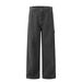 American Retro Gray Workwear Jeans For Women, New Autumn Style, Washed And Distressed, Loose Wide-leg Casual Pants_mkmklike.com