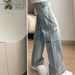 American Retro Distressed Ripped Versatile Street-style Men's Jeans, Casual Vintage Loose Straight-leg Long Pants_mkmklike.com