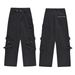 Men's Clothing High Street Workwear Jeans Men's American Streetwear Workwear Jeans - Retro Straight Loose Fit Casual Long Pants For Spring & Autumn_mkmklike.com