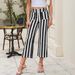 Summer Striped Print Women's Jeans Casual Fashion Independent Store New_mkmklike.com