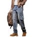 New Cross-border Large-size Jeans Men's American Multi-pocket Retro Old Overalls Men's Outdoor Tactical Jeans_mkmklike.com