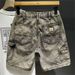 Men's Clothing Men's High-Waist Straight Leg Denim Shorts Trendy Brand American Retro Washed Gray Loose Fit Mid-Length Five-Point Pants_mkmklike.com