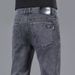 Voghion Men's Slim Fit Jeans -Lightweight Stretch Denim Pants For Spring Summer Autumn - Trendy Casual Wear For Young & Middle Aged Men_mkmklike.com