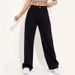 Women's High-Waisted Straight Leg Jeans Loose Fitting Floor-Length Slimming Black Wide Leg Retro Style New Arrival_mkmklike.com