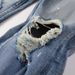 Men's Clothing American Fashion Brand Digital Printing Coconut Tree Pattern Spray Paint Hole Jeans Men's Elastic Slim Hole Jeans 6597_mkmklike.com