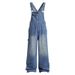 Men's Clothing Yellow Mud Colored Suspender Wide Leg Jeans Retro Washed Loose Casual Foreign Trade Popular Logging Jumpsuit Men_mkmklike.com