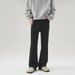 Men's Stretch Flared Jeans - Classic Black High Street Denim Pants With Comfort Fit For Teen & Youth (S-3XL)_mkmklike.com
