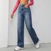Casual Wide Leg Women's Jeans Fashionable Style In Stock_mkmklike.com
