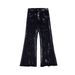 Men's Clothing Autumn And Winter New Style Micro Flared Straight Retro Jeans Men's Loose Slim High Washed Long Trousers Trend_mkmklike.com