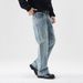 Men’s Retro Flared Jeans - Vintage Washed Denim Pants With Distressed Details (28-40)_mkmklike.com