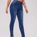 Women's Clothing Split Beaded Stitching Slim High Waist Stretch Jeans Women's Trousers_mkmklike.com