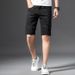Men's Clothing White Ripped Denim Shorts Men's Straight Pants Trendy Brand Ins Shorts Slim Breeches_mkmklike.com