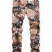 Vintage Camo Print Jeans – Mid-Rise Straight Fit With All-Over Distressed Pattern (30-38) | Cotton Blend Stretch For Unisex Streetwear_mkmklike.com