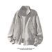 Tie-Dye Short Leather For Men, Spring And Autumn Trendy American Style Loose High-End Cool Casual Stand Collar Jacket_mkmklike.com