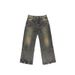 Men's Vintage Mud-Dyed Flared Jeans - High Street Loose Fit Retro Denim Pants For Casual Wear_mkmklike.com