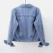 Women's Slim Fit Denim Jacket – Light Blue & Bluish Washed Short Spring/Autumn Cardigan With Single Breasted Design (S-3XL)_mkmklike.com