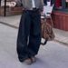 "Vintage-Inspired Wide-Leg Jeans – Relaxed Fit With Curved Hem | Unisex Baggy Trousers For Effortless Style"_mkmklike.com