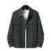 2025 New Hot-Selling Spring And Autumn Men's Casual Jacquard Small Check Loose Jacket Shirt_mkmklike.com