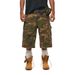 Spring/Summer Men's Distressed Camouflage Stonewashed Capri Pants Ripped Cargo Loose Fit Denim Shorts_mkmklike.com