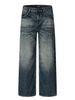 Men's Clothing Vintage American Washed Denim Jeans - Relaxed Straight Leg With Cat Whiskers & Distressed Details For Men & Women (Dark Blue)_mkmklike.com