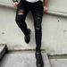 Men's Clothing Stretch Skinny Jeans Men's Stretch Skinny Jeans - Comfortable Slim Fit Denim Pants For Casual Wear (Black, XS-XXL)_mkmklike.com