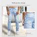 Men's Slim Fit Stretch Denim Jeans - High Elasticity Comfortable Skinny Jeans For Trendy Casual Wear_mkmklike.com