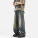 Men's Classic Straight Leg Jeans - Comfortable Cotton Denim Pants For Casual & Smart Wear_mkmklike.com
