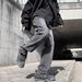 Men's Hip-Hop Splatter Paint Jeans – Oversized Straight-Leg & Streetwear Vibe (S-3XL, Grey)_mkmklike.com