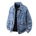 Men's Clothing Autumn And Winter Hong Kong Style Denim Jacket Men 2025 New Hot Sale Couples Denim Jacket Casual Thick Work Jacket Men_mkmklike.com
