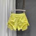Summer Slim Fit High Waist Women's Denim Shorts Light Color Ripped Design Sexy a Line Wide Leg Hot Pants_mkmklike.com