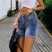 Women's High Elastic Slim Fit Denim Shorts Style Summer New Arrivals_mkmklike.com