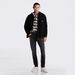 Men's Stretch Denim Trousers With Elastic Waist - Relaxed Fit Straight Leg Comfort Pants For Casual Wear_mkmklike.com