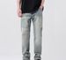 Men's Clothing Retro Distressed Colorblock Jeans Men's Loose Straight American High Street Trendy Trousers Handsome Youth Pants_mkmklike.com