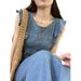 Unique French Dress Design Sense, Small Stature, Exquisite Temperament, Chic Denim Dress, Women's Clothing_mkmklike.com