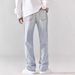 Men's Clothing Light Blue Washed Jeans Men's American Loose Straight Pants Spring And Summer Trendy High Street Wide Leg Casual Long Pants_mkmklike.com